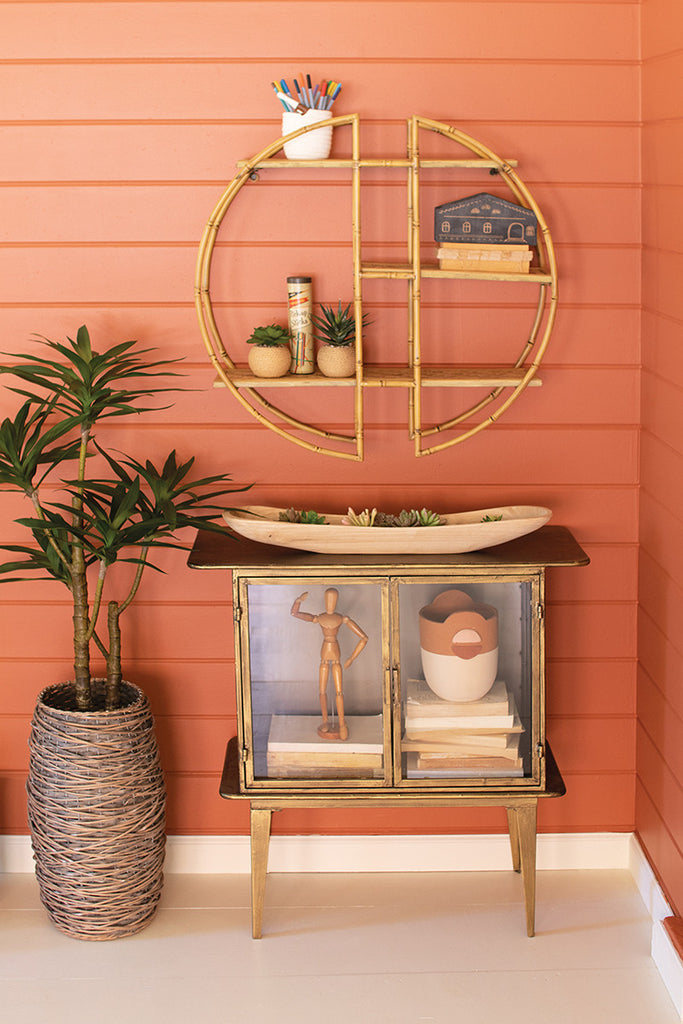 Bamboo wall shelf - The Nifty Decor