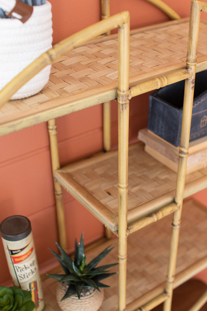 Bamboo wall shelf - The Nifty Decor