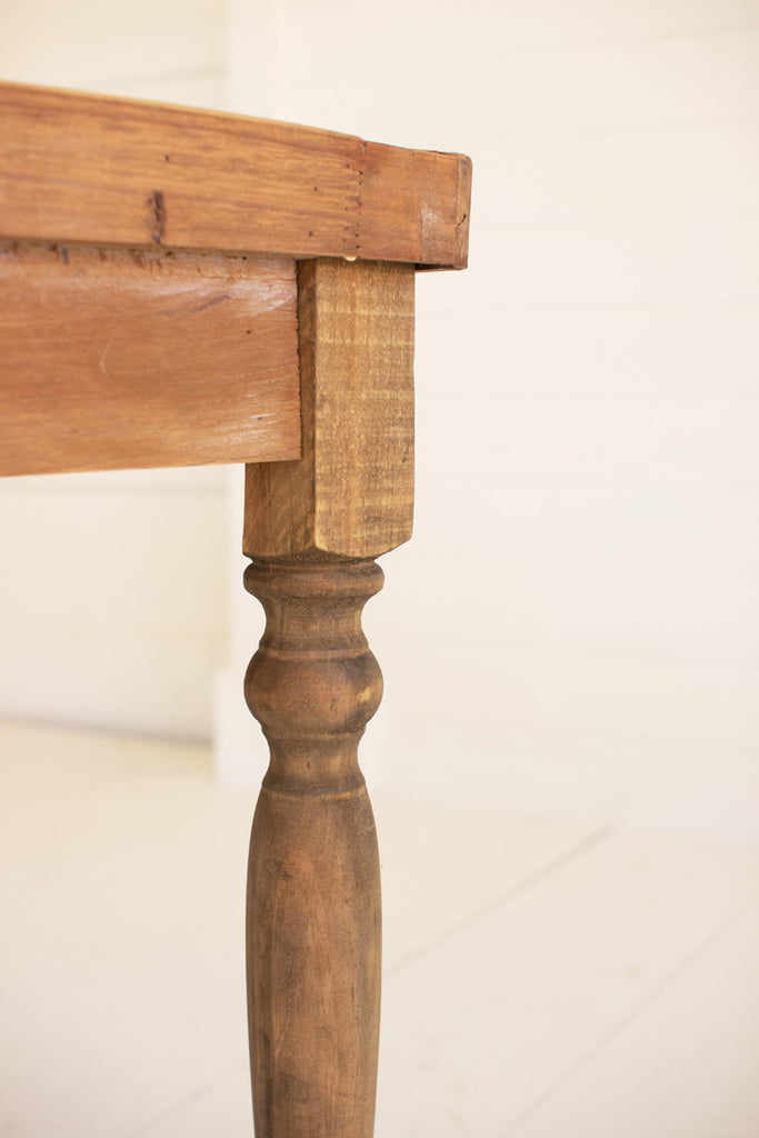 Recycled wood dining table - Bombay Mercantile