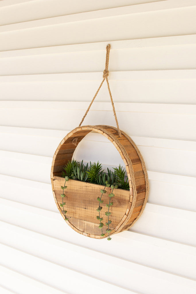 Planter with rope hanger - The Nifty Decor