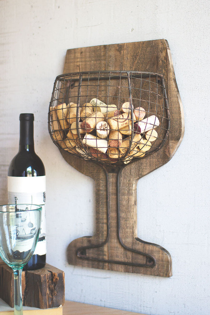 Wire wall cork holder - The Nifty Decor