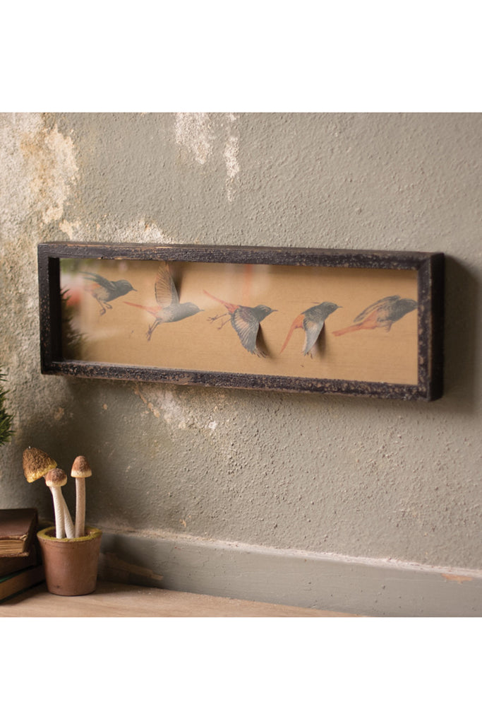 Framed flying birds - The Nifty Decor