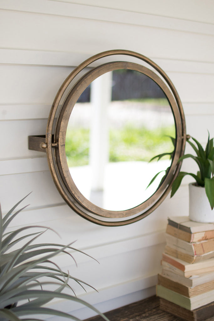 Mirror with adjustable bracket - The Nifty Decor