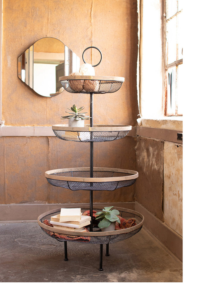 Four tiered basket - The Nifty Decor