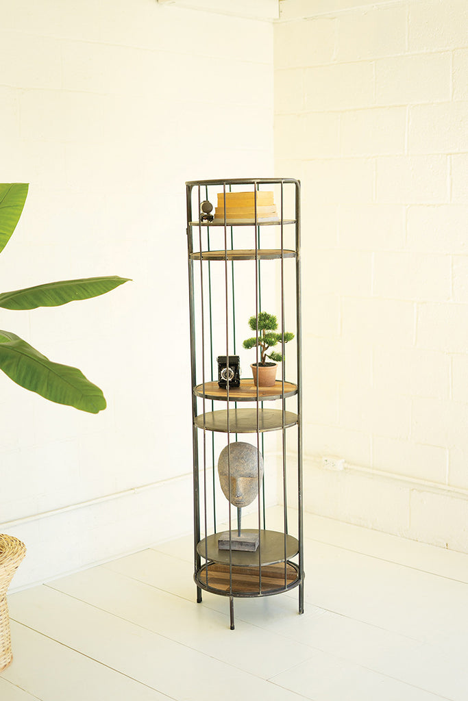 Hinged display shelving unit - The Nifty Decor