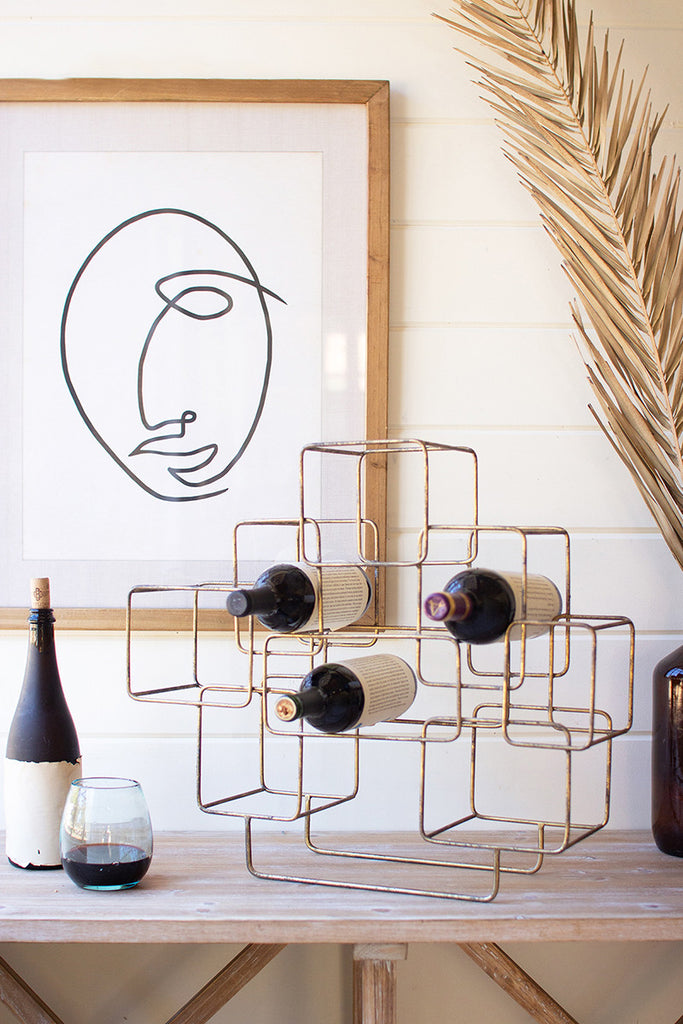 Cubical wine rack - The Nifty Decor