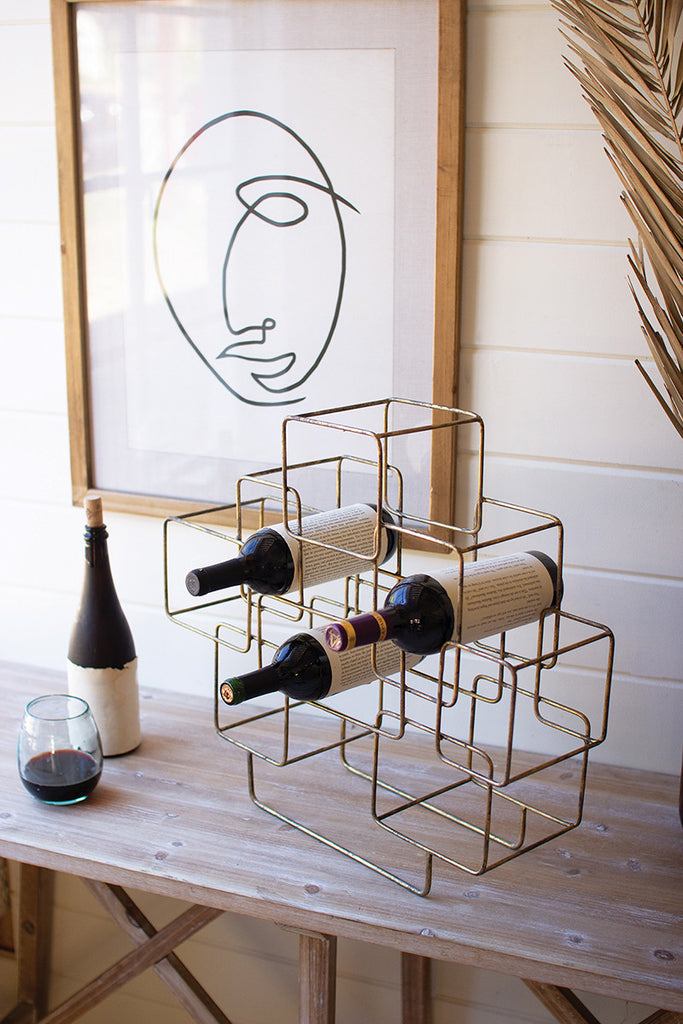 Cubical wine rack - The Nifty Decor