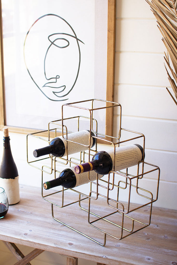 Cubical wine rack - The Nifty Decor