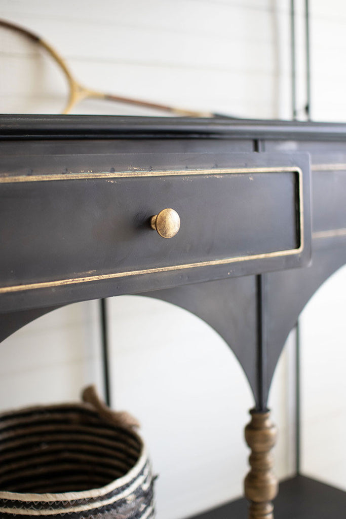 Metal display with drawers and shelves - The Nifty Decor