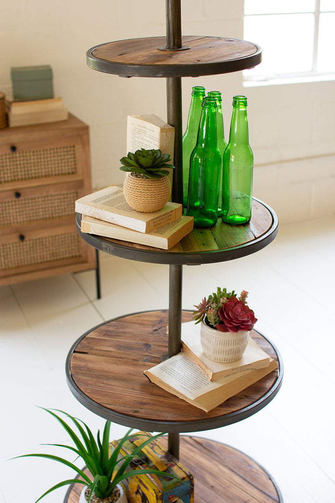 Four-tiered display tower - The Nifty Decor