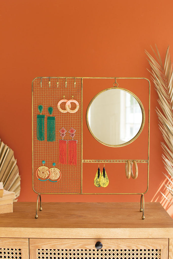 Tabletop jewelry rack - The Nifty Decor