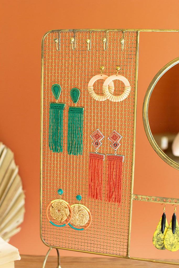 Tabletop jewelry rack - The Nifty Decor