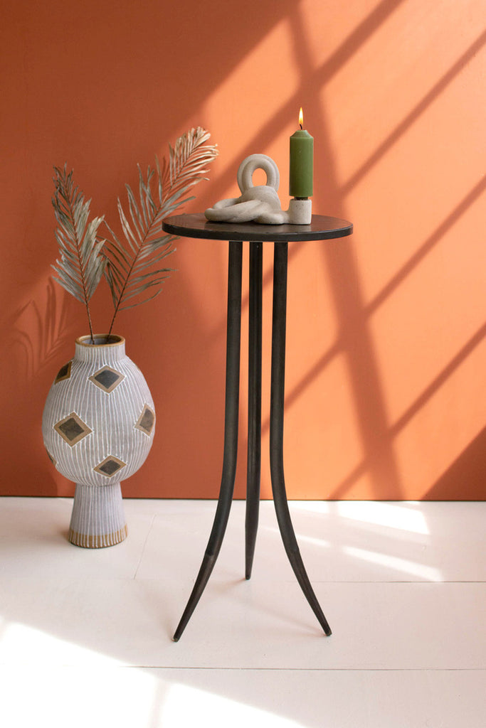 Metal accent table - Bombay Mercantile