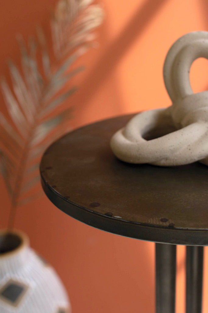 Metal accent table - Bombay Mercantile