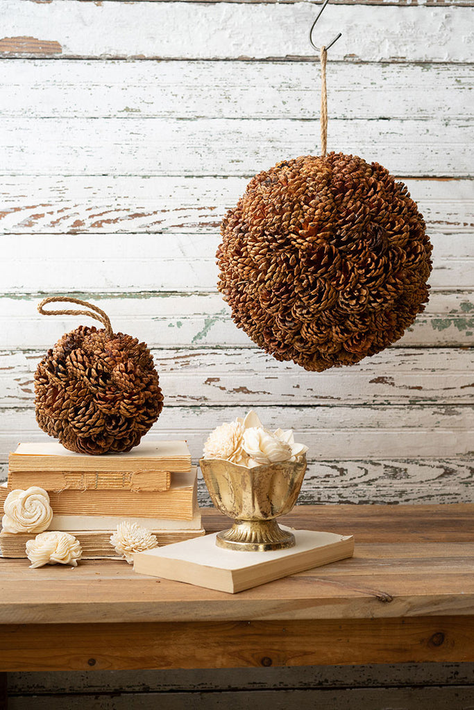 Pinecone sphere \ small - The Nifty Decor