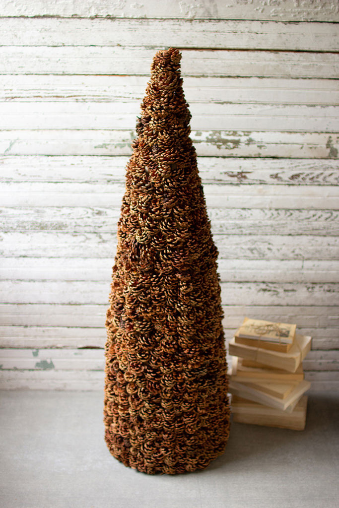 pine cone topiary \ large - The Nifty Decor