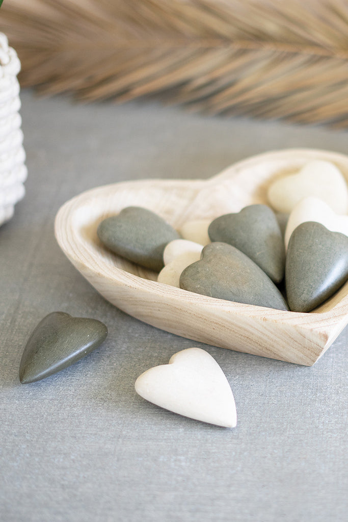 Wooden heart bowl - The Nifty Decor