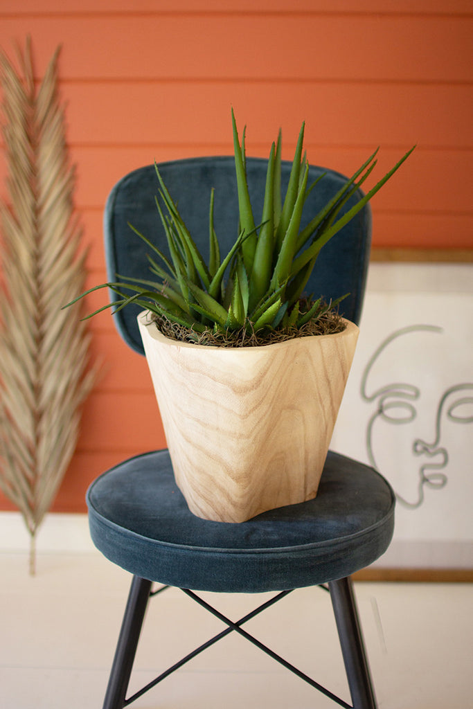 Organic wooden bowl - The Nifty Decor