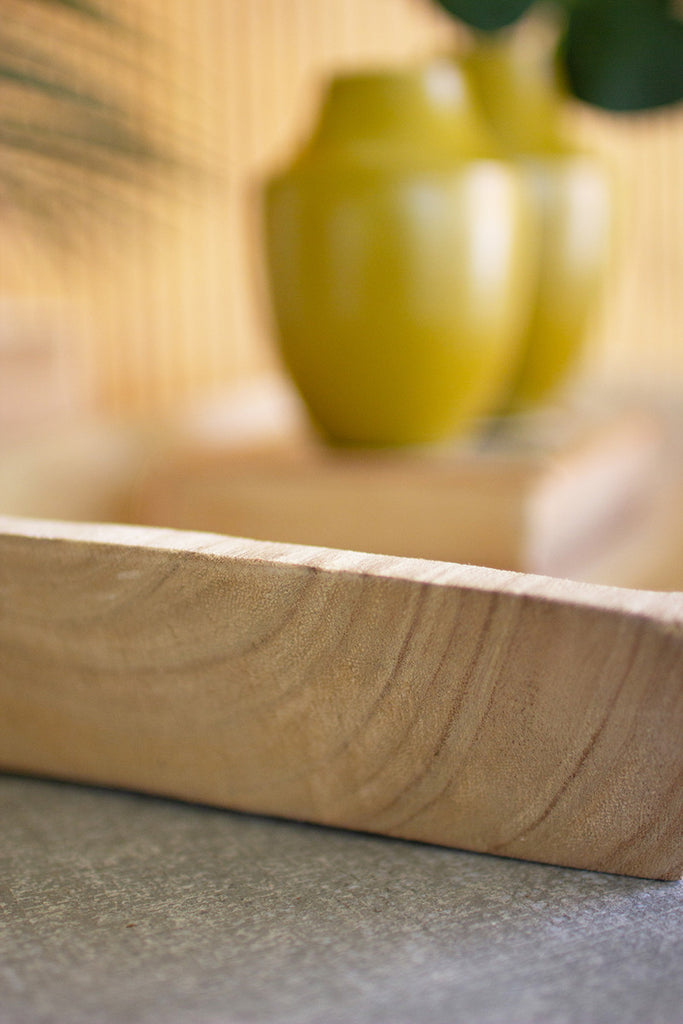 Rectangle wooden bread tray - The Nifty Decor