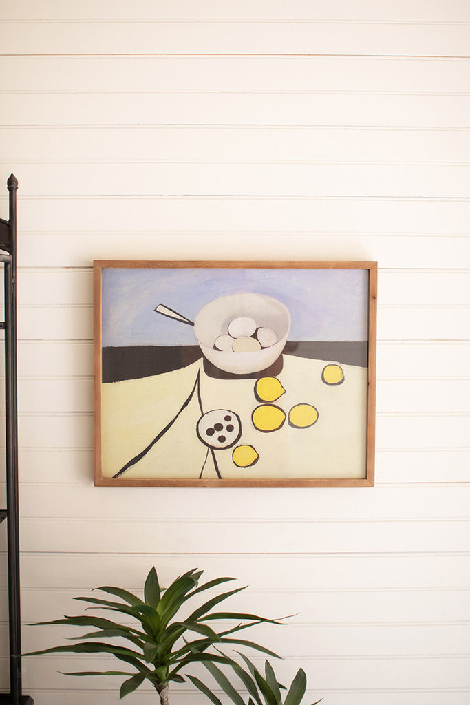 Framed lemons print - The Nifty Decor