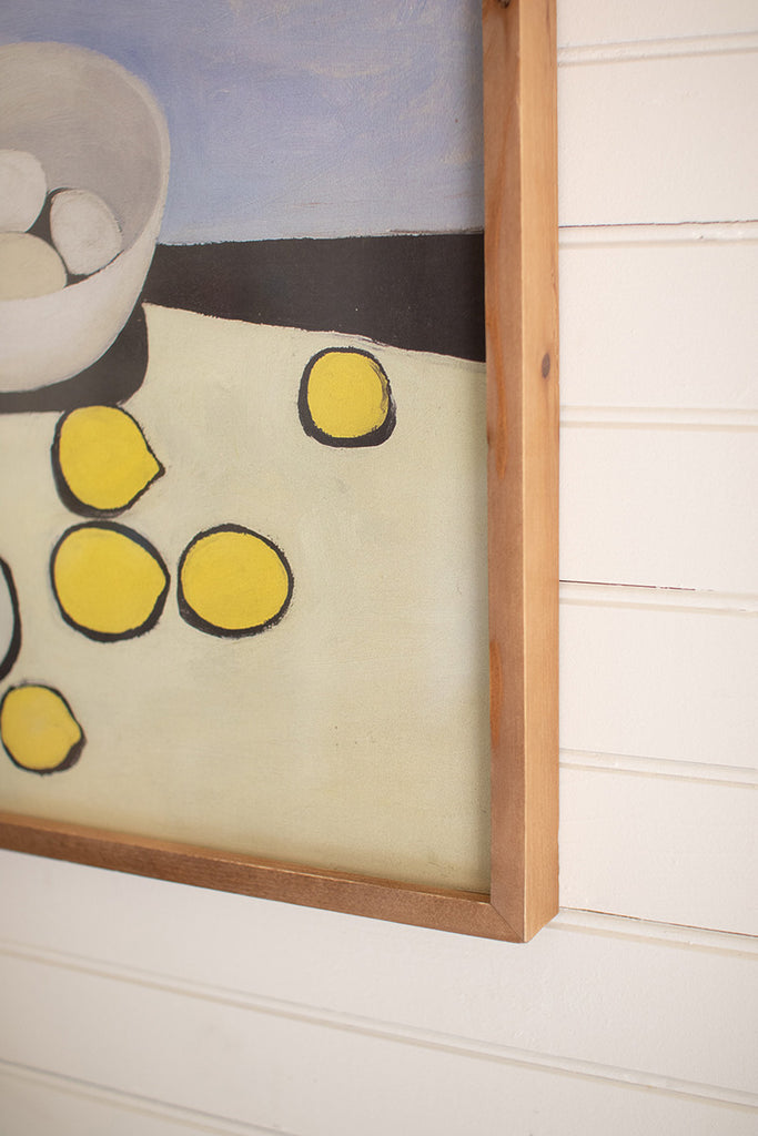 Framed lemons print - The Nifty Decor