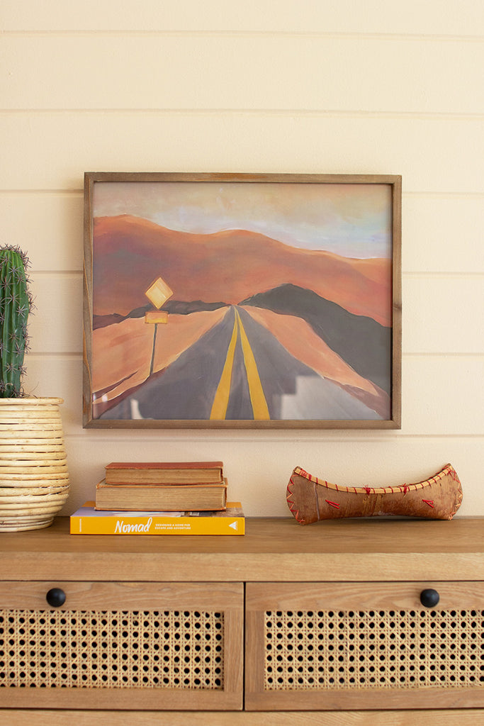 Framed highway print - The Nifty Decor