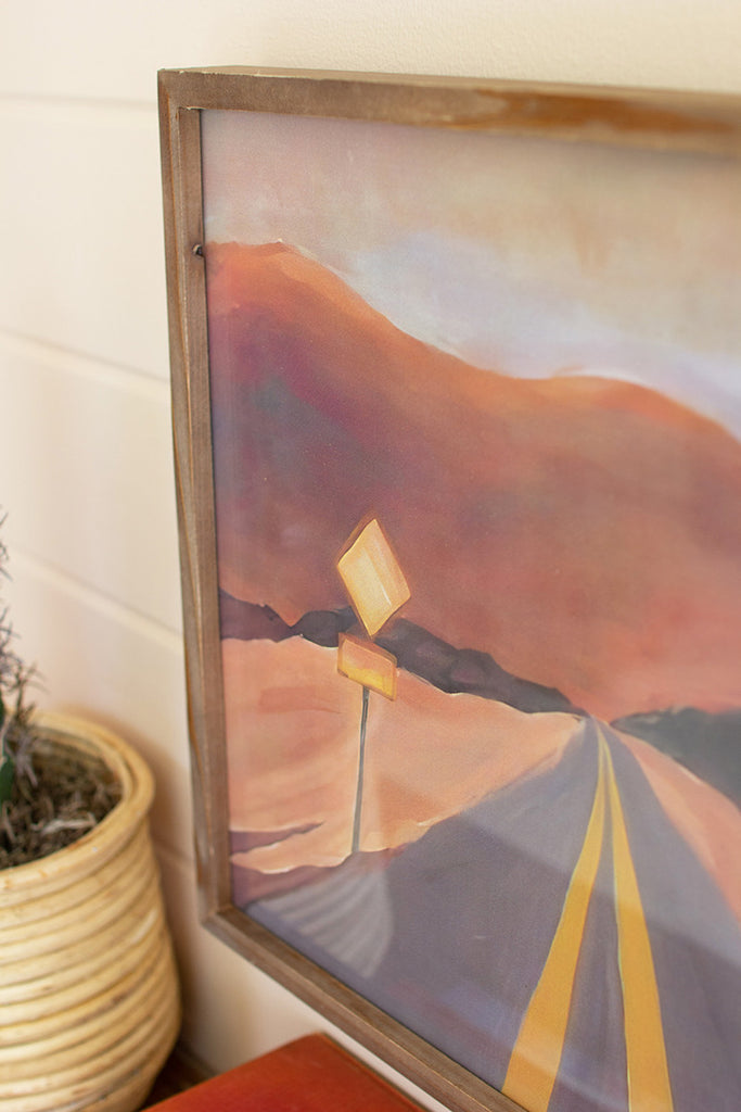 Framed highway print - The Nifty Decor