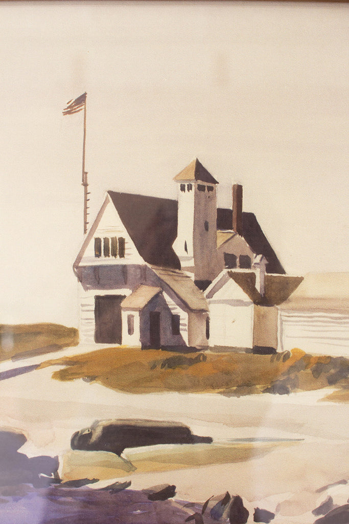 Maine shoreline print - The Nifty Decor