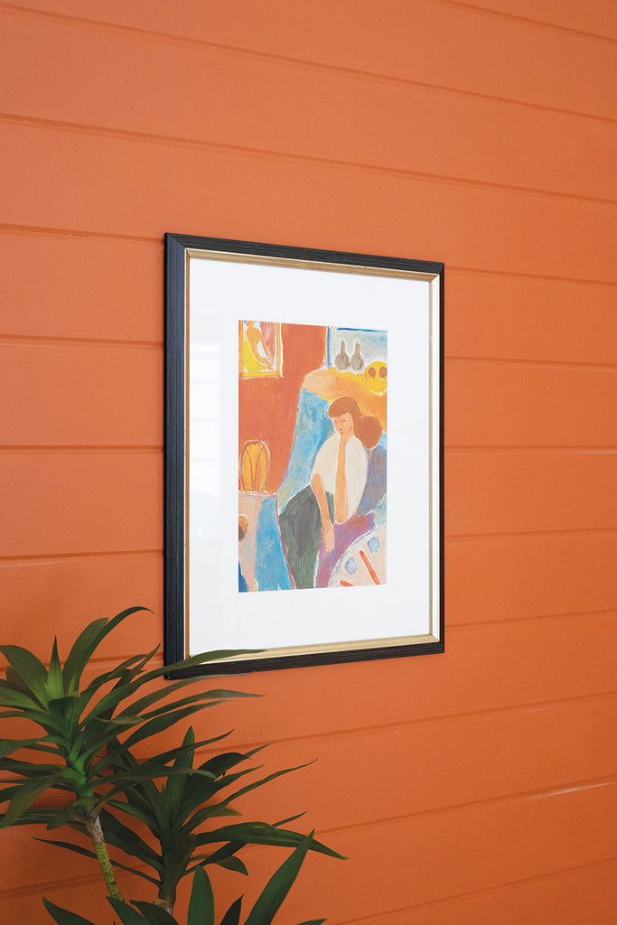 Framed French figure drawing print - The Nifty Decor
