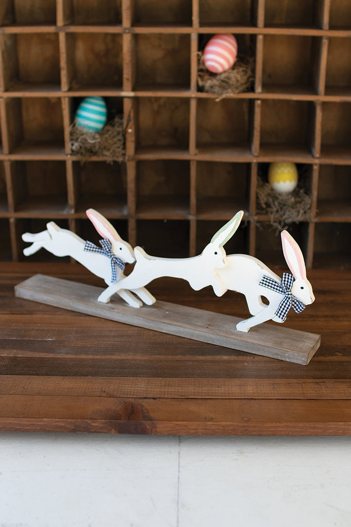 Three running rabbits - The Nifty Decor