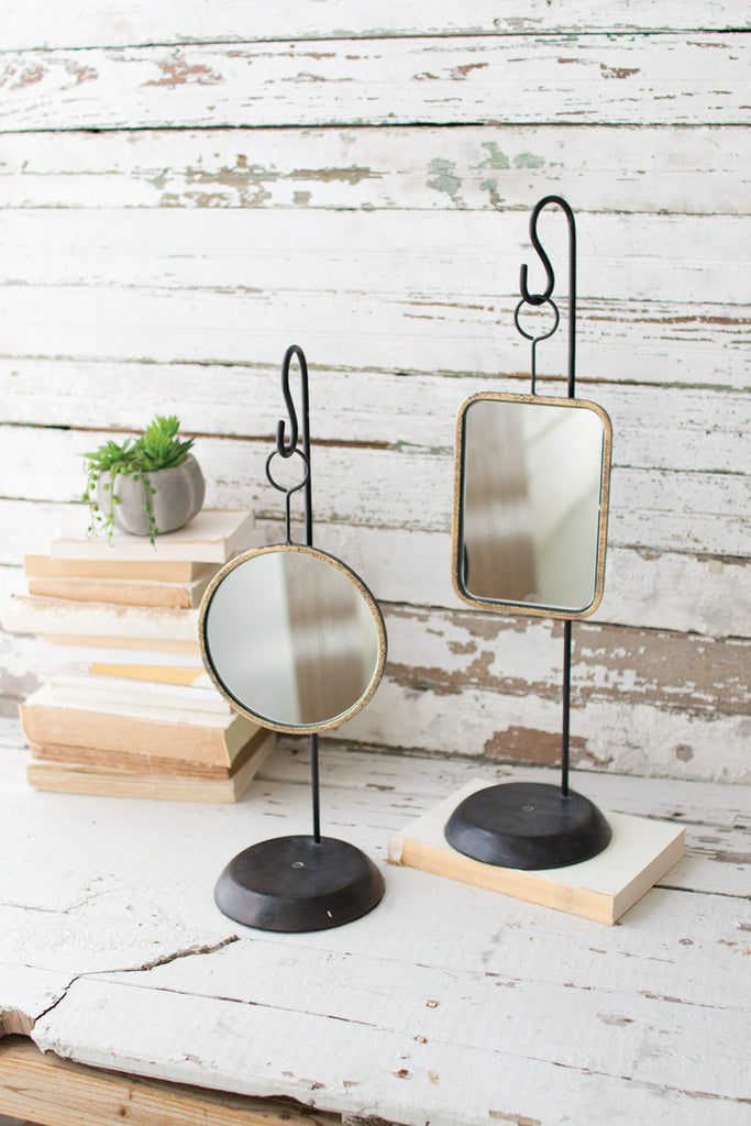 Table top mirrors, set of 2 - The Nifty Decor