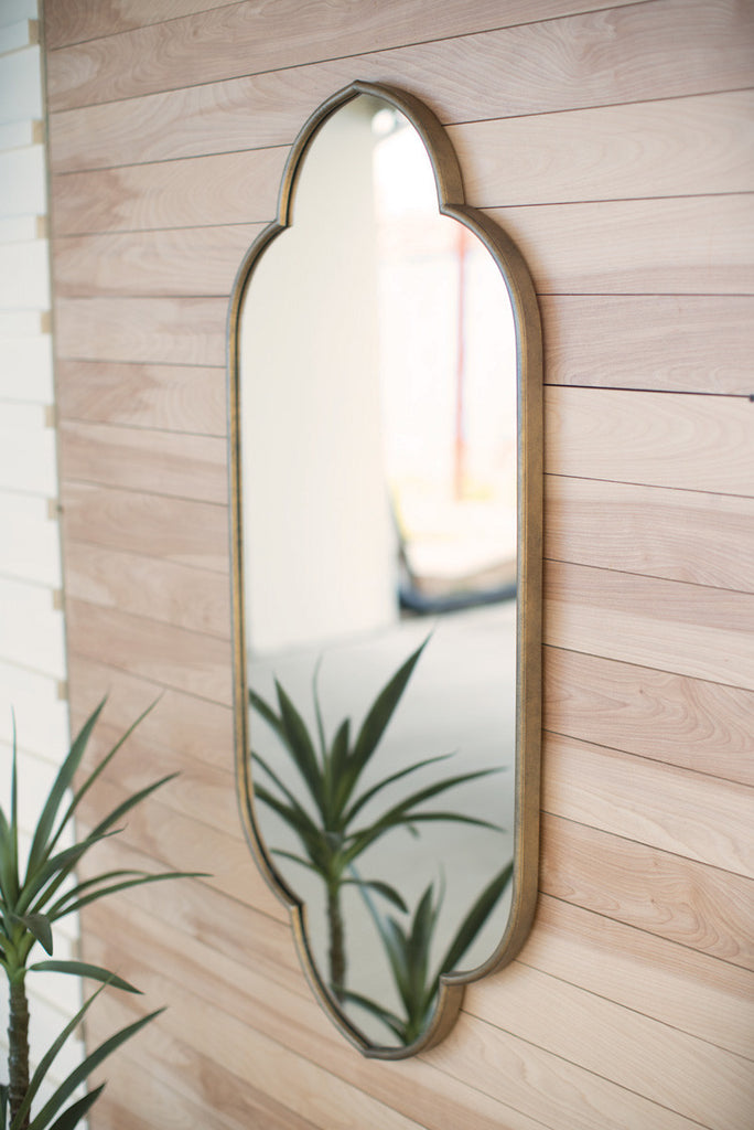 Large metal framed mirror - The Nifty Decor