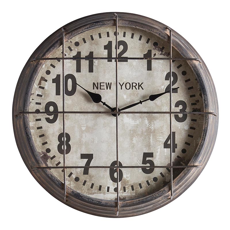 Antique Subway Clock - Bombay Mercantile