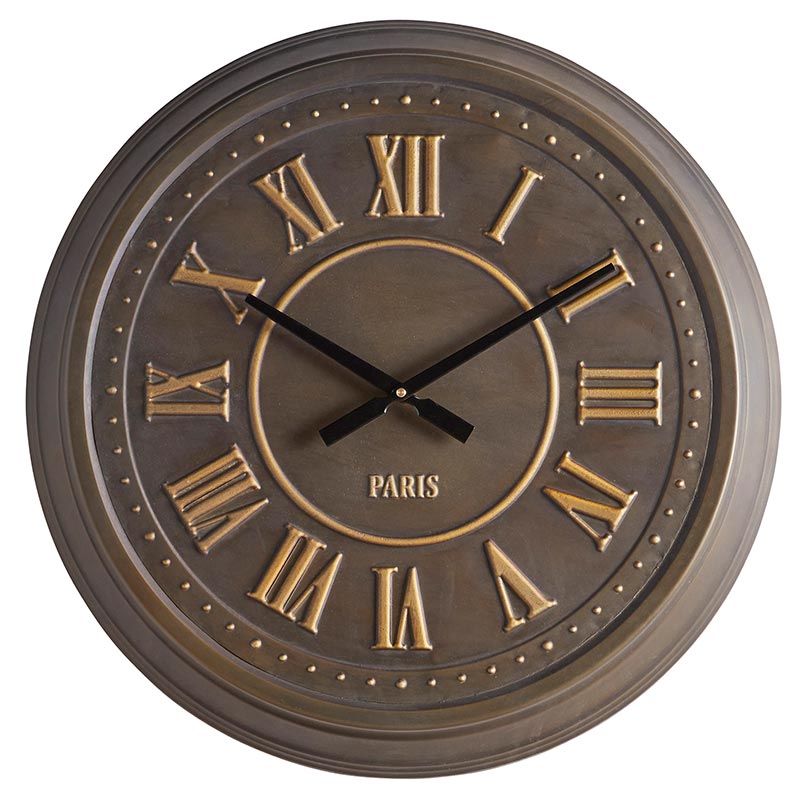 Vintage Stylish Clock - Bombay Mercantile