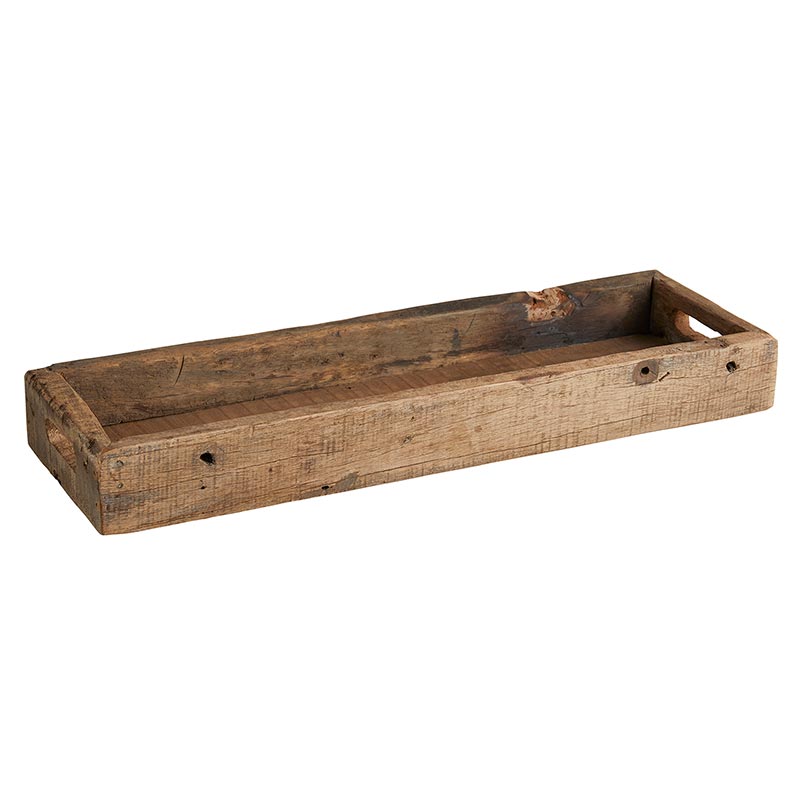 Wooden Rectangle Tray - Bombay Mercantile
