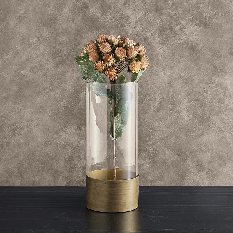 Vase with Glass - Bombay Mercantile