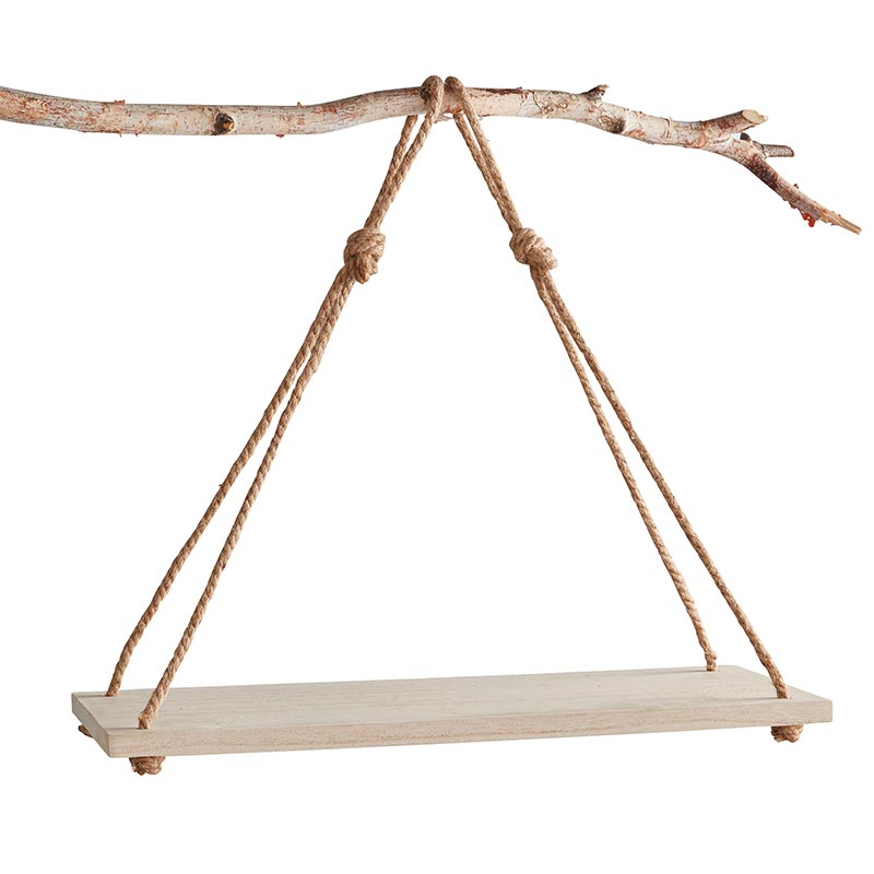 Wooden Swing Shelves - Bombay Mercantile