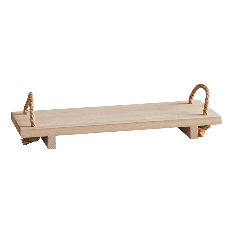 Wooden Shelves with handles - Bombay Mercantile