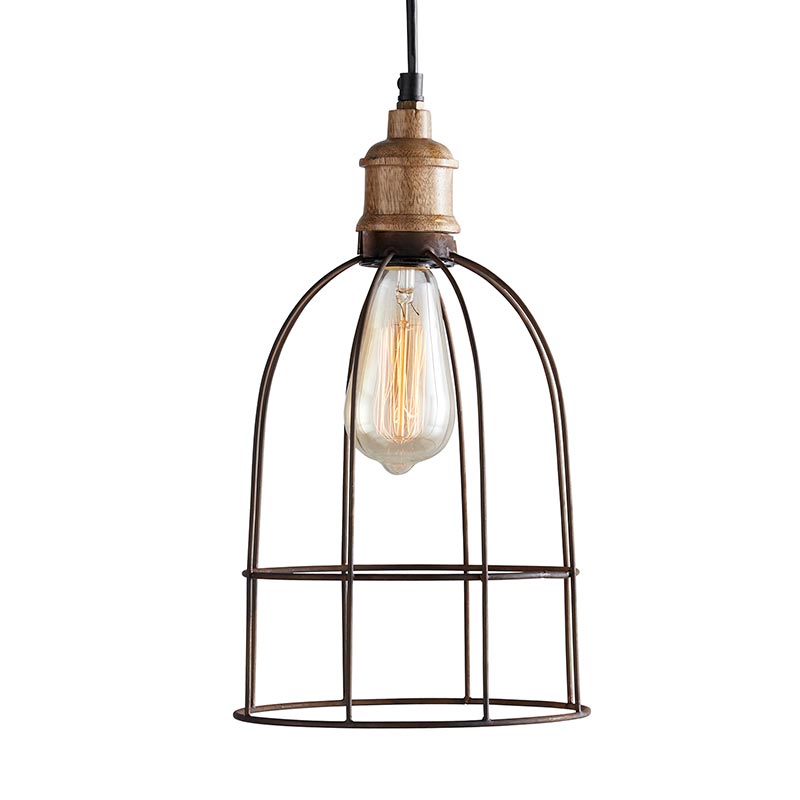 Cage One-Light Pendant Light - Bombay Mercantile