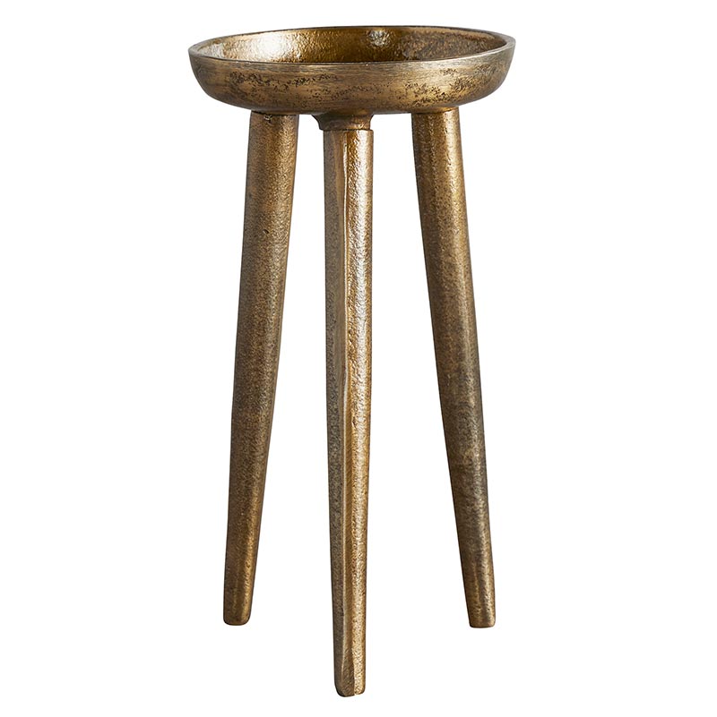 Brass Pillar Holder - Bombay Mercantile