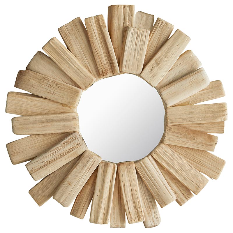 Wooden Trivet Mirror - Bombay Mercantile