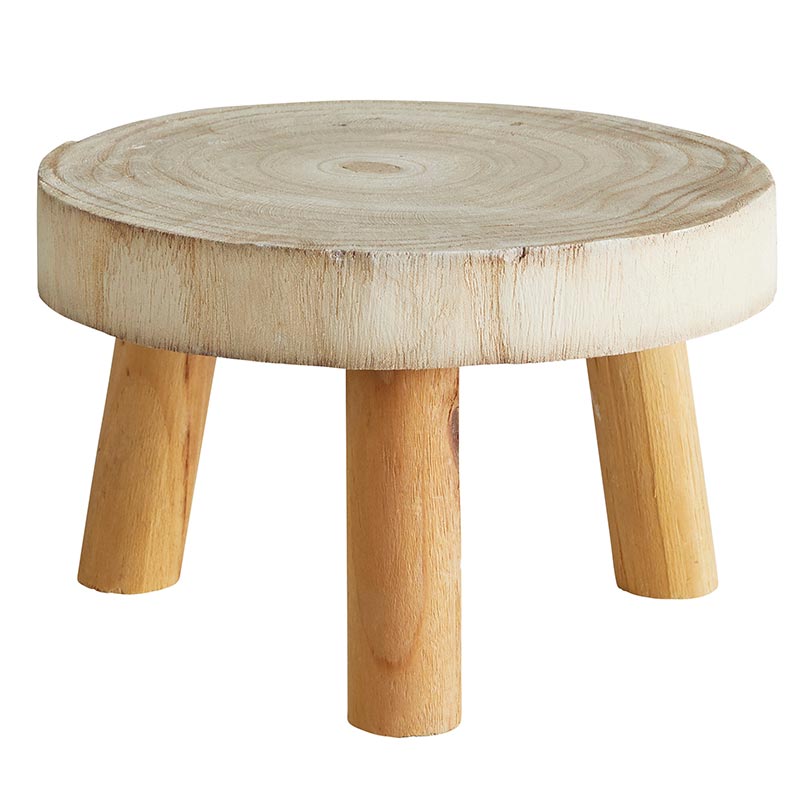 Wooden Planter Holder - Large, In increment of 2 - Bombay Mercantile