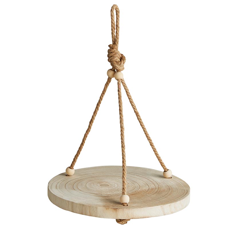Round Wooden Hanging Tray - Bombay Mercantile
