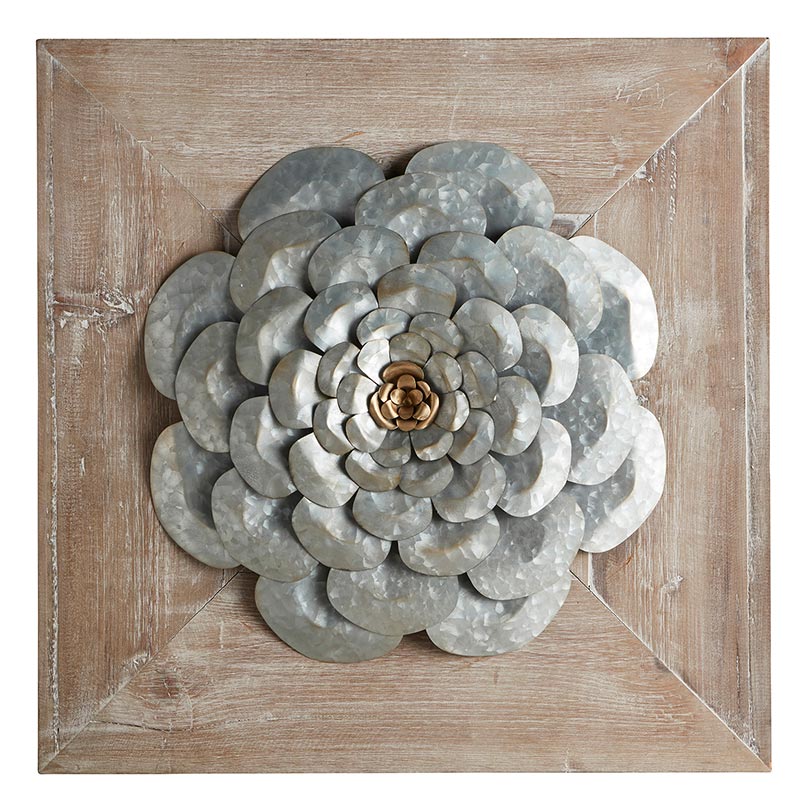Flower Décor with Wood - Bombay Mercantile