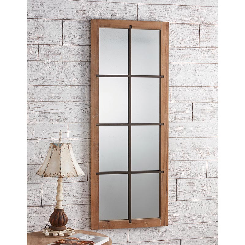 Wooden Solid Core Mirror - Bombay Mercantile
