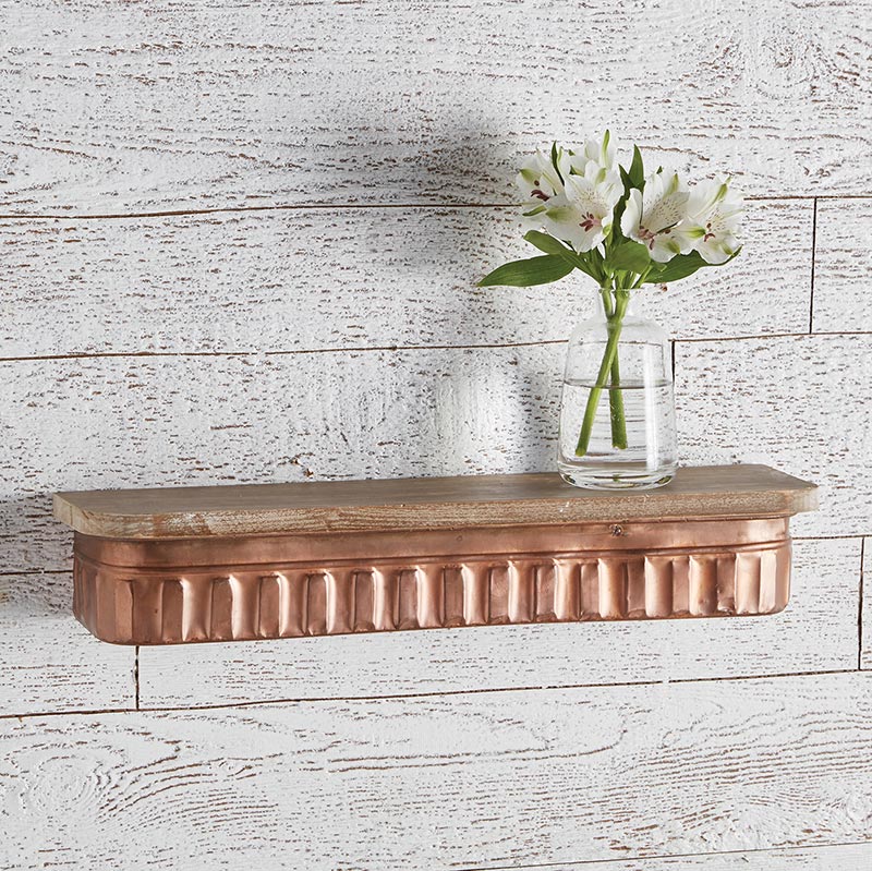 Classic Wooden Shelves - Bombay Mercantile