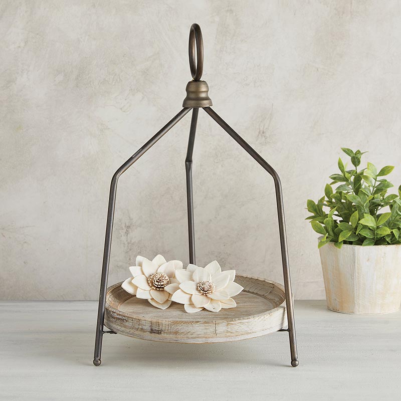 Cake Stand with Metal Holder - Bombay Mercantile