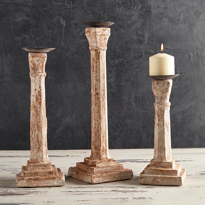 Concrete Candle Holder - Bombay Mercantile
