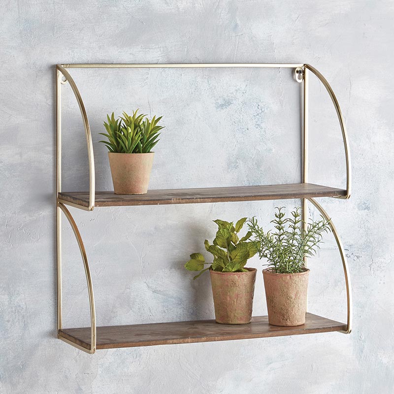 Shelves with Brackets - Bombay Mercantile