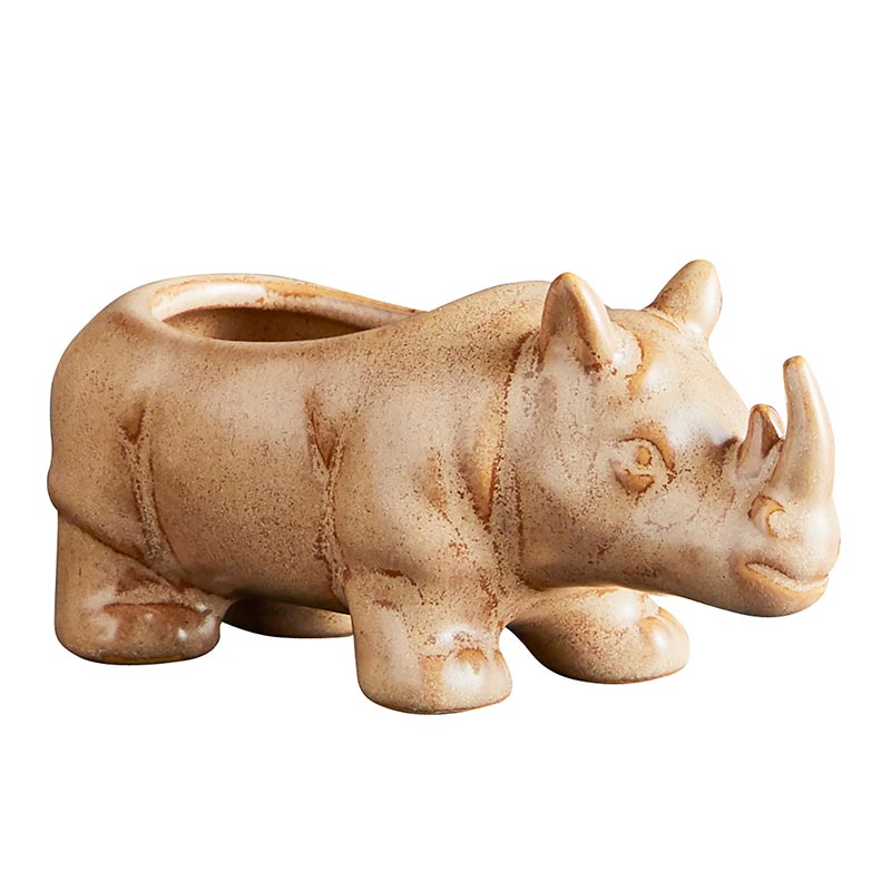Rhino Planter - Bombay Mercantile